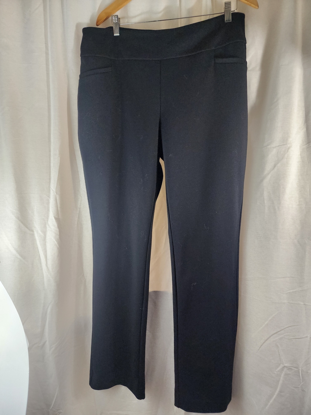 New York & Company Black Straight Leg Pants XL TALL